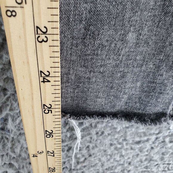 Old Navy Jeans Womens Size 6 Gray Rockstar Super Skinny Button Fly Stretch Denim - Picture 7 of 10